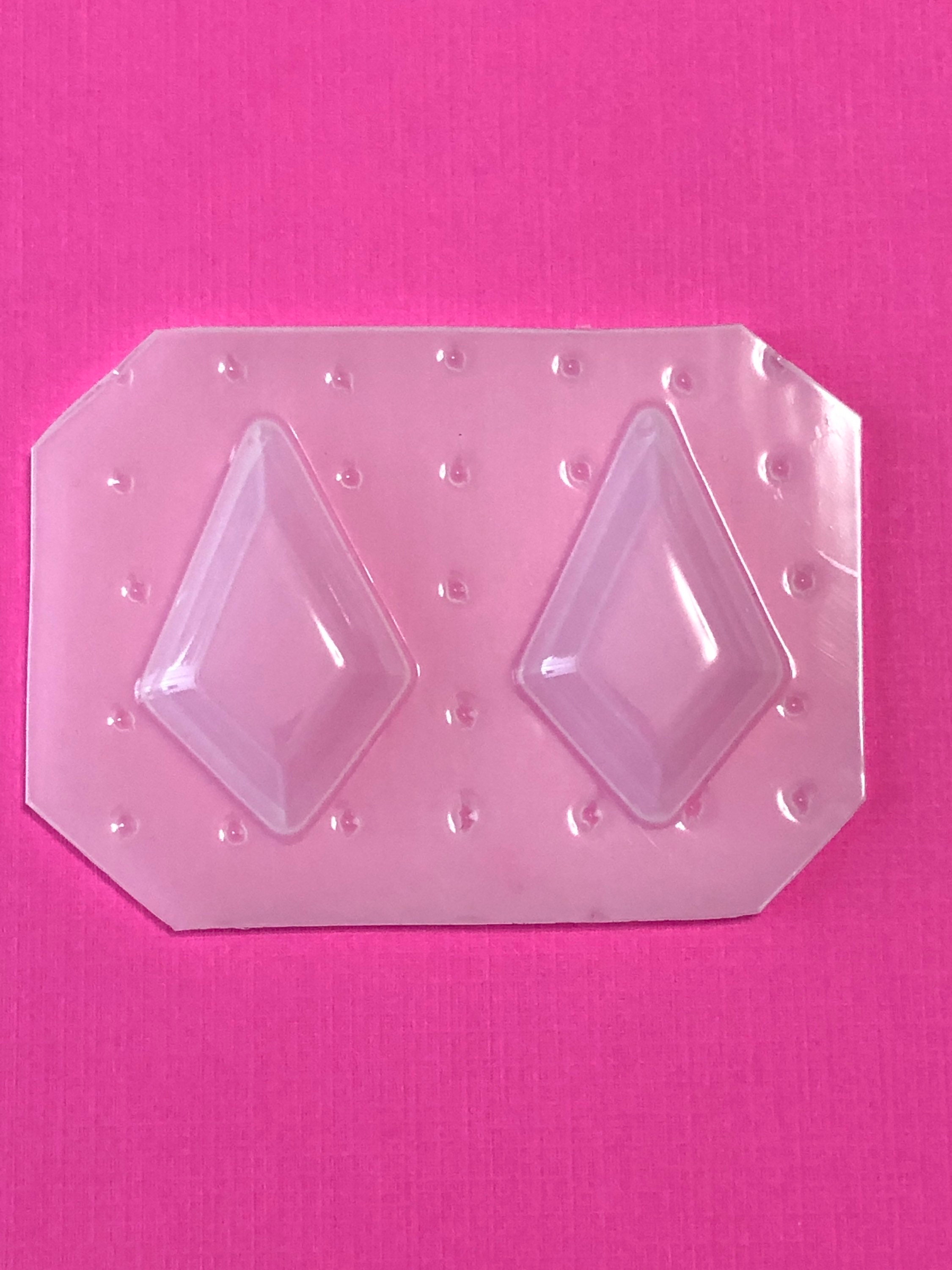 Diamond Flat Shiny Silicone Mold for Resin Crafting Wall Hanging Coast -  Zapp3D Design LLC