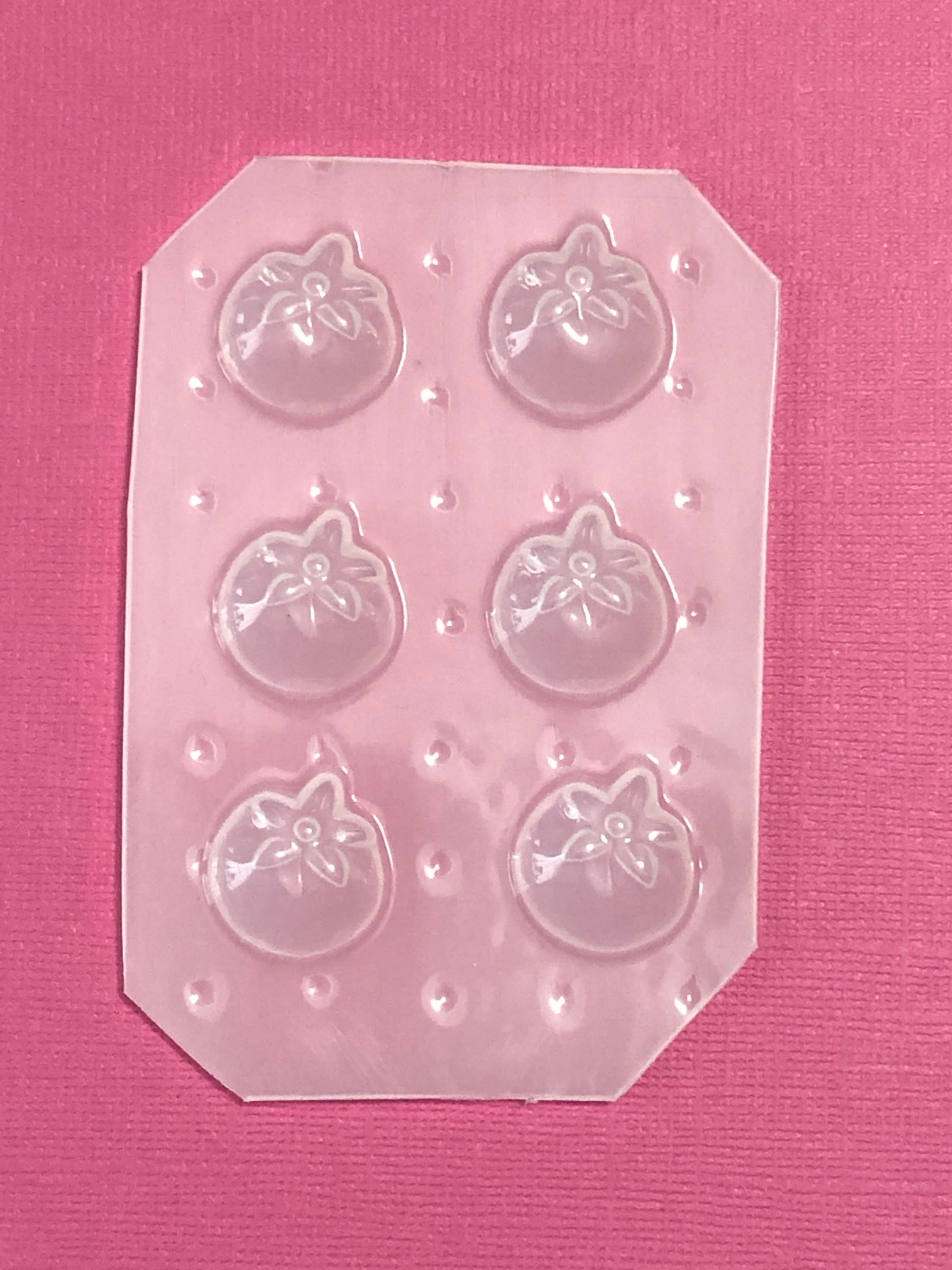 Silicone Mushroom Mold, Clear Epoxy Resin Mold, Kawaii Flexible Moul, MiniatureSweet, Kawaii Resin Crafts, Decoden Cabochons Supplies