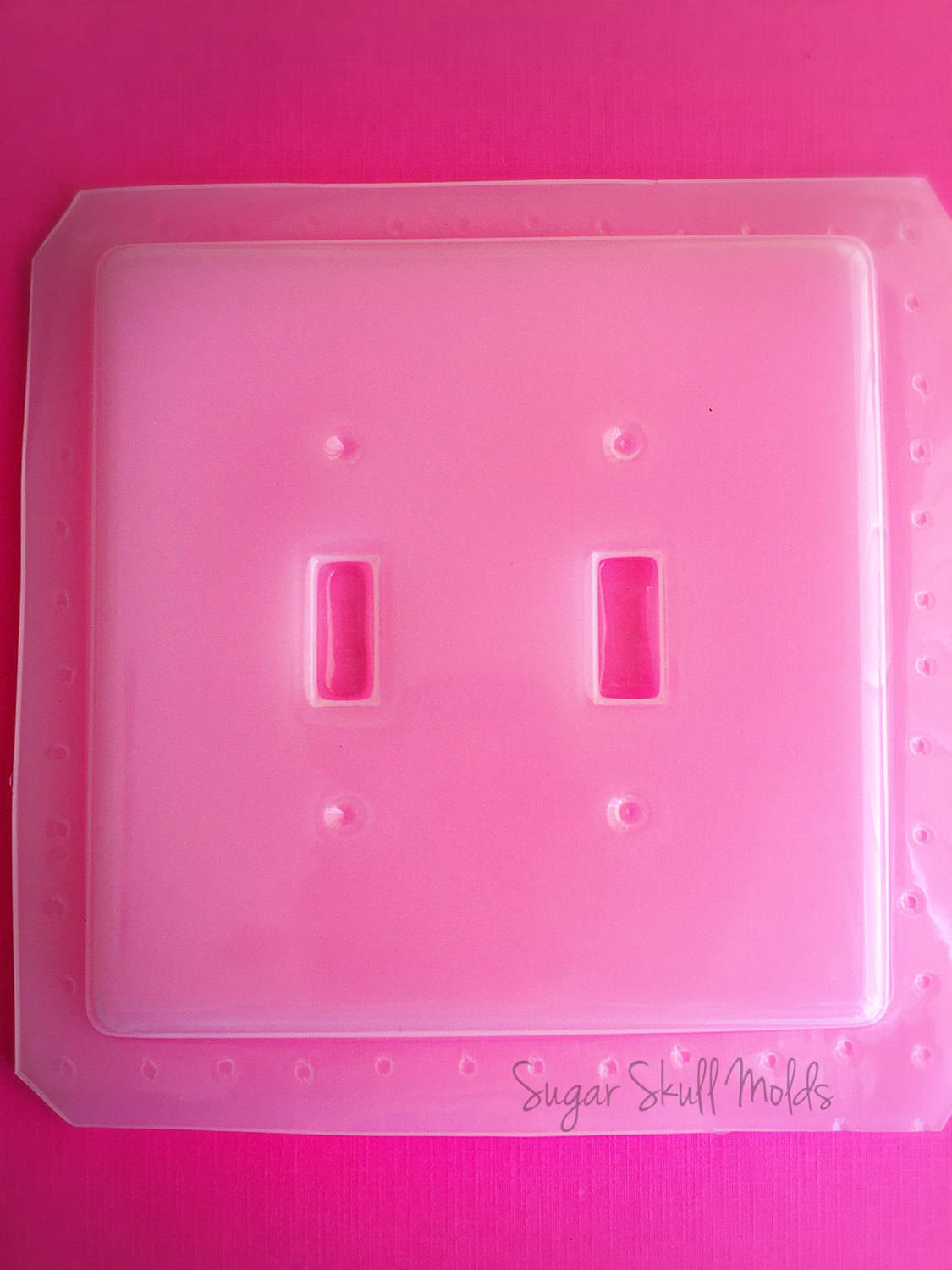 Beveled Double Light Switch Plate Cover Flexible Plastic Resin Etsy