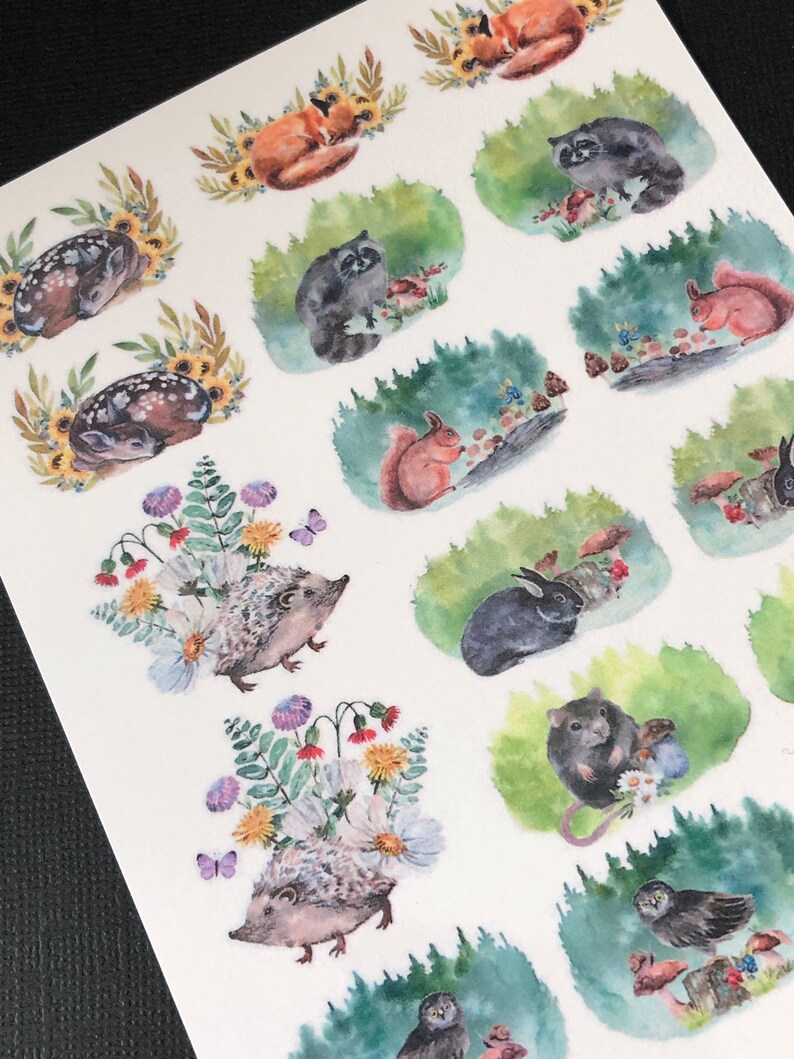 Water Slide Image Transfer Decal Sheet for Polymer Clay Etsy