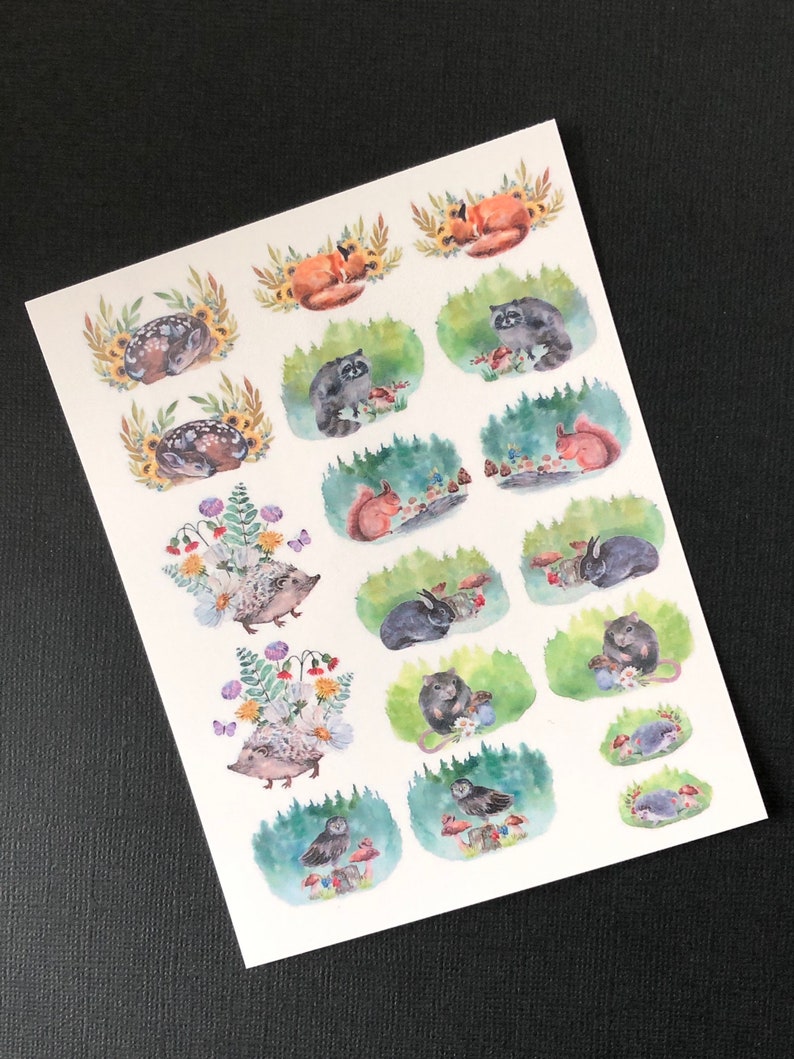 Water Slide Image Transfer Decal Sheet for Polymer Clay Etsy