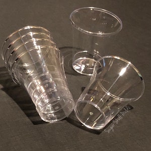 20 Mini Clear Cups For Fake Slushies Decoden Smoothies and Resin Drinks