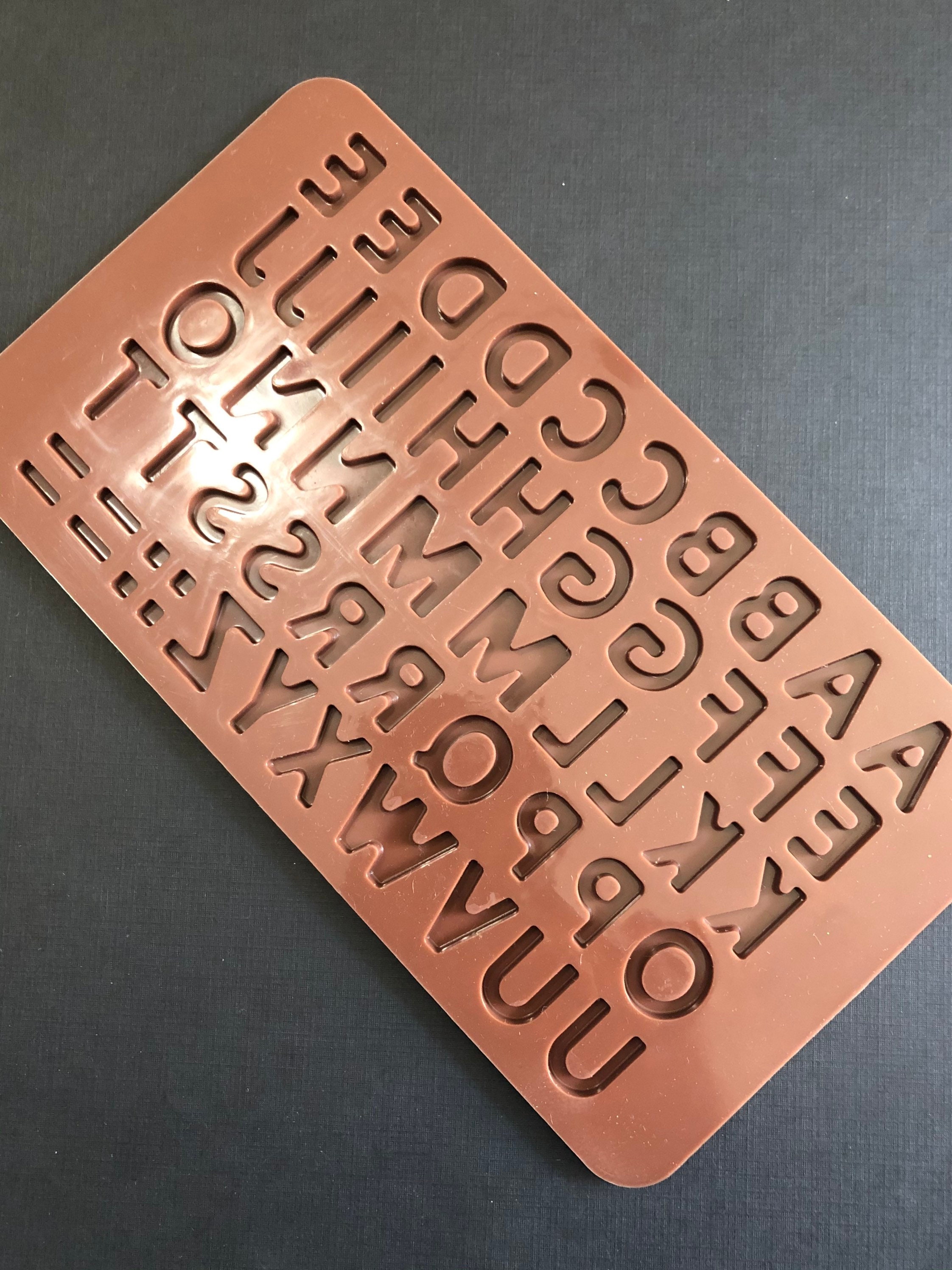 DESTASH Silicone Alphabet Letters Mold For Resin Clay Fondant Etsy