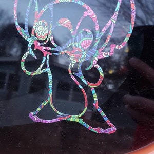 Car- Stitch sticker- decal