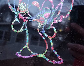 Car- Stitch sticker- decal
