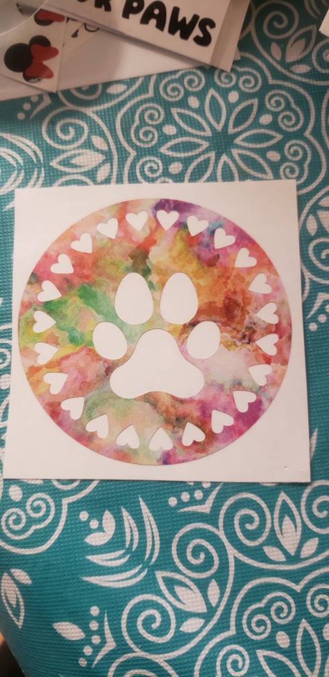Circle Love- Dog- Sticker - Etsy