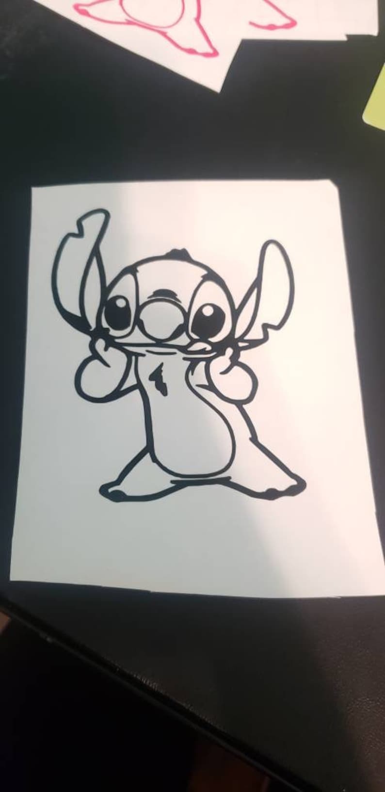 Car Stitch Sticker Decal Etsy