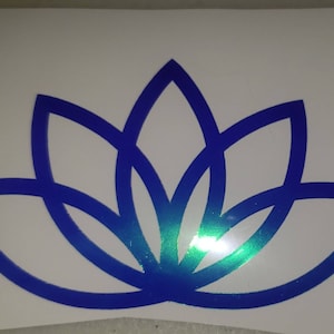 Lotus flower sticker/decal vinyl