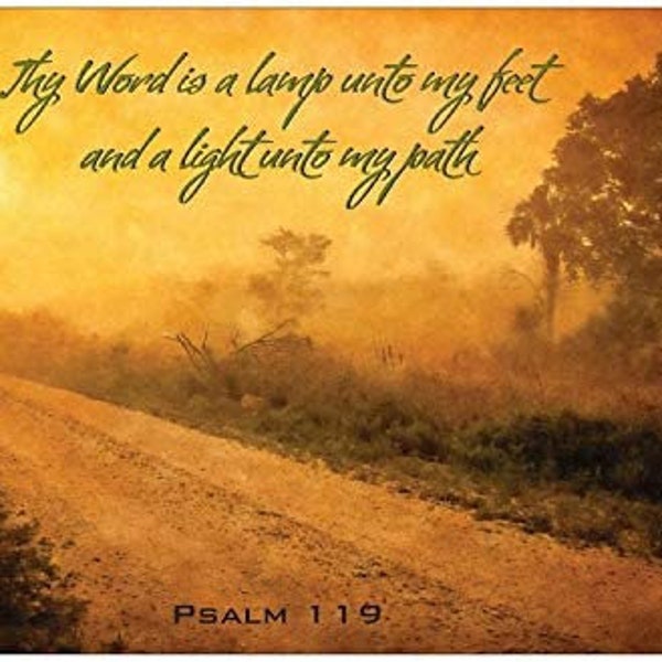 Lamp Unto My Feet Etsy