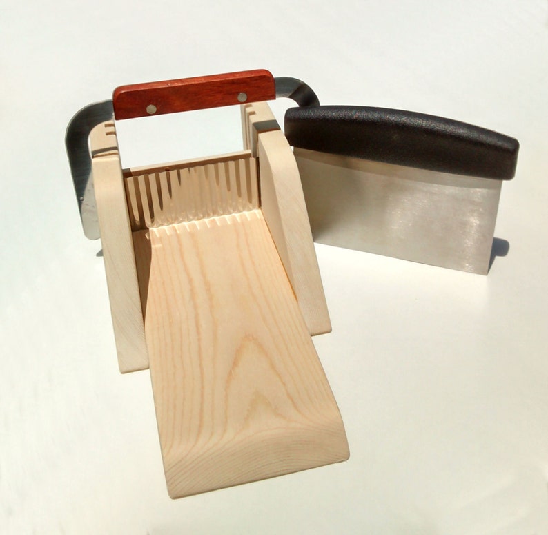 Wood Soap Cutting Box with Blade and Wavy Cutter Etsy