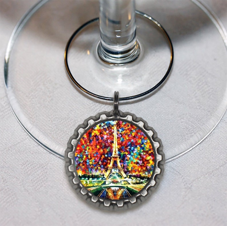 Wine Glass Charm, Art Wine Charm, Art, Artistic Wine Charm, Wine Charm, Glass Charm, Gift, Wine