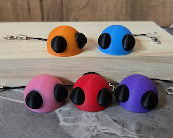 R.E.P.O. Bot Head Keychains, 3D Printed in a Variety of Colors