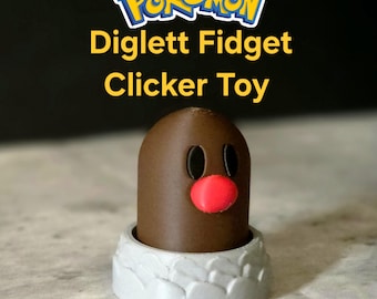 Diglett Fidget Clicker Toy from Pokemon