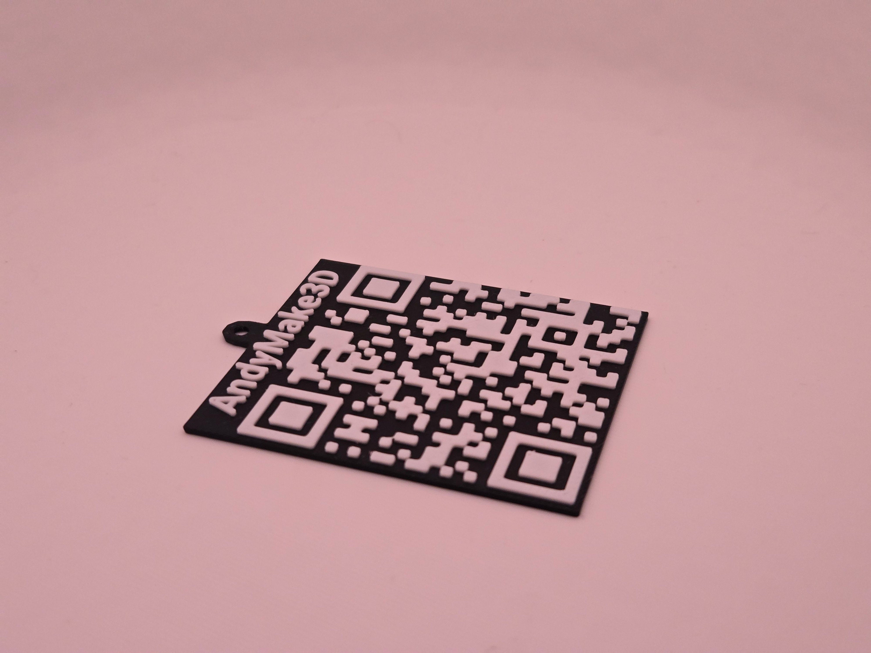Custom 3D Printed QR Code Business Card: Website, Wifi, Contact Info - Etsy