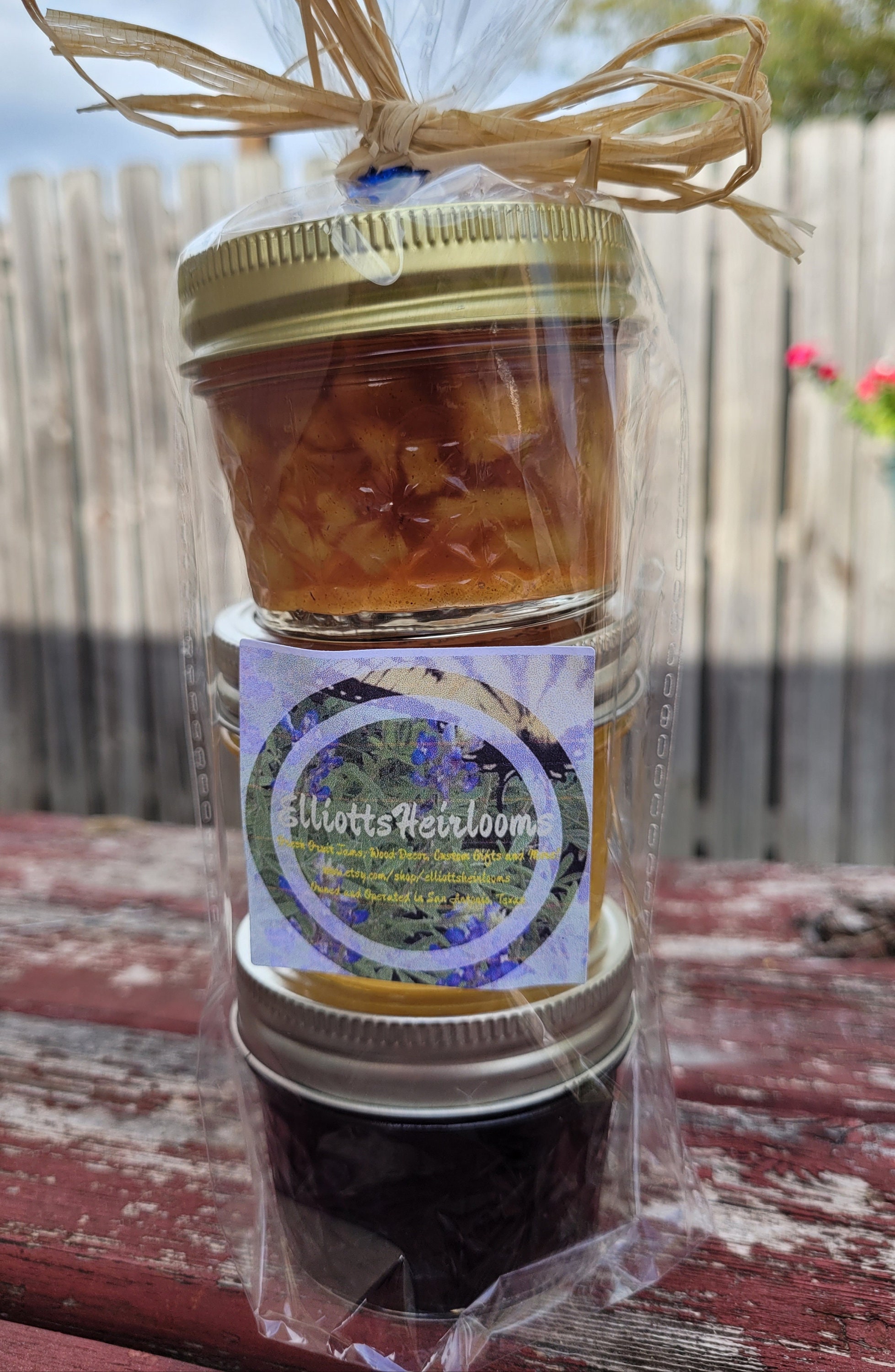 JAM SAMPLER Gift Set Custom 4 oz jars set of 3 Etsy