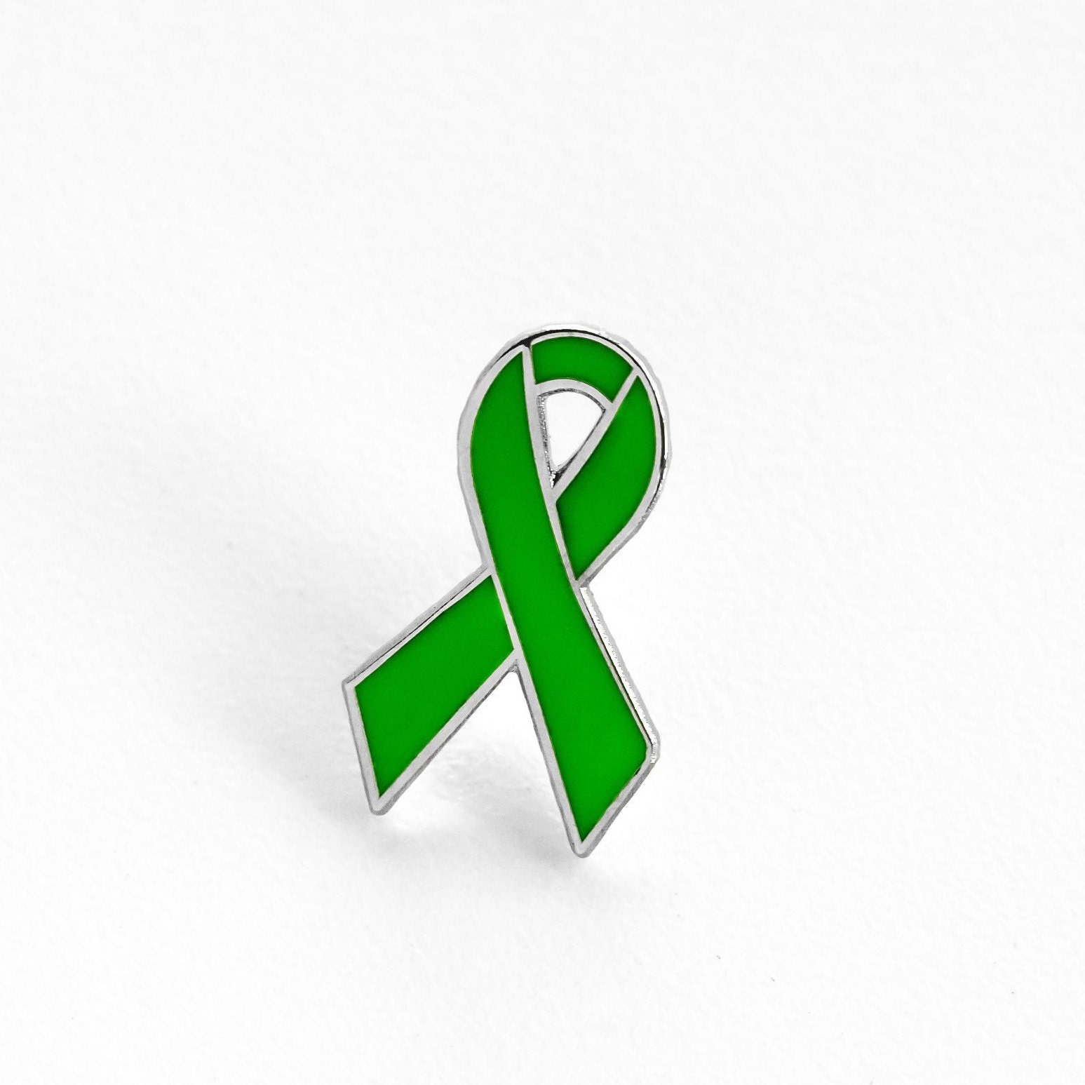 Symbol image Awareness Ribbon Lime green, light green, ribbon, sign of  solidarity, non-Hodgkin's lymphoma, Lyme disease, depression - SuperStock