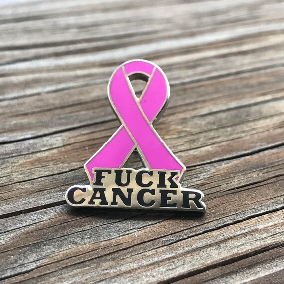 fuck cancer pin Jerk off instruction thumbs
