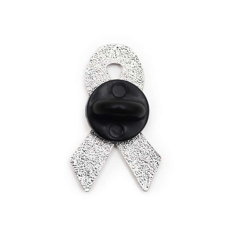 Melanoma remembrance lapel pins Sleep Disorders Mourning Narcolepsy Sleep Apnea Black awareness ribbon pins V2-911