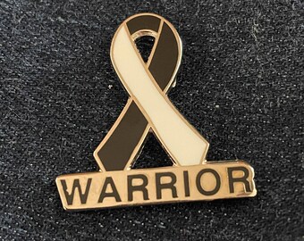 BPD Warrior Awareness Ribbon Pin, Enamel Mental Health Symbol (1-Inch)