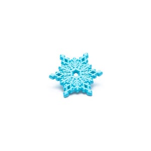 Light blue snowflake enamel pin, snowflake enamel pin, lapel pin, winter solstice, snowflake accessory, winter pin, winter gift