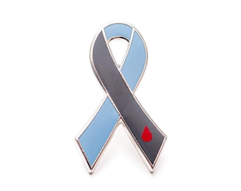 Diabetes Awareness Ribbon Enamel Pin – Support, Strength, and Solidarity