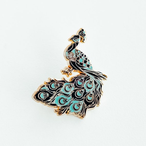 Peacock 2024 lapel pin