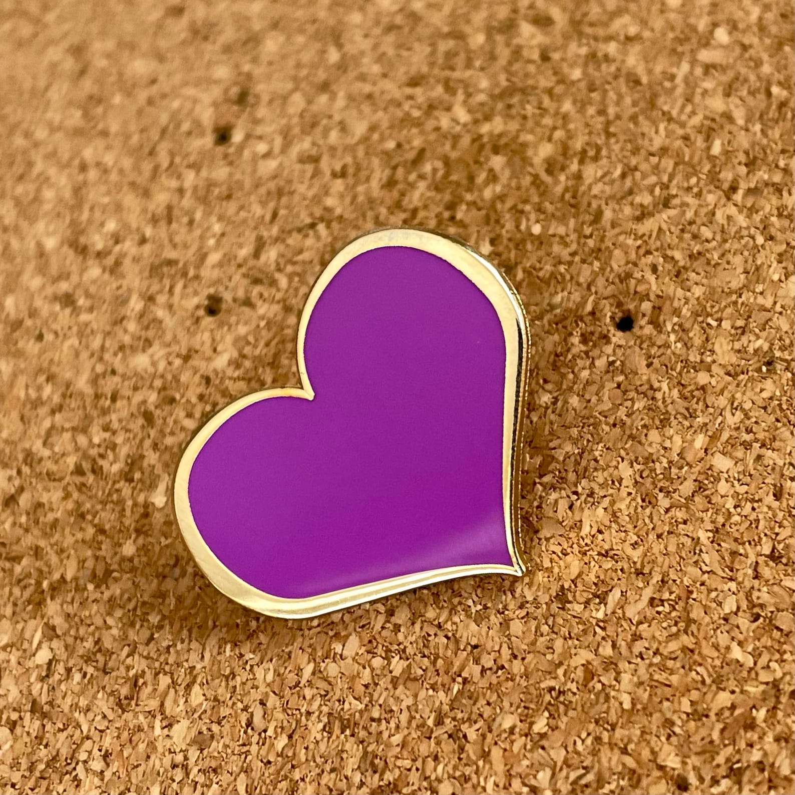 Purple Heart Enamel Pin 1 Kawaii Pins Lapel Pins Etsy