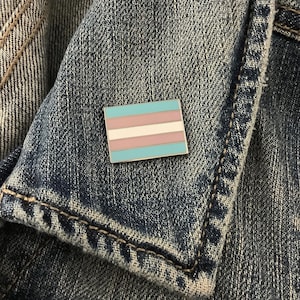 Transgender Pride Flag Enamel Pin - equality, lgbt, lgbtq, trans, trans pride, transgender awareness