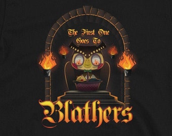 The First One Goes to Blathers Unisex T-Shirt-Animal Crossing, Isabelle, Video Game, Gamer Shirt