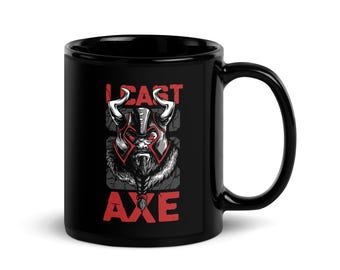 Barbarian Mug I Cast Axe | Funny DND Gift For Barbarian Player | Dungeons and Dragons, Pathfinder, Tabletop RPG Accessory | 11 Oz Coffee Mug