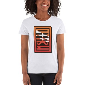 Women's Otaku t-shirt - Cute Cartoon Kanji style