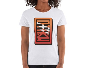 Women's Otaku t-shirt - Cute Cartoon Kanji style