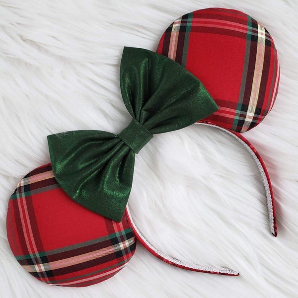 Plaid Christmas Ears