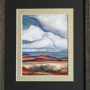 Original Utah Watercolor Painting, Arizona Painting, Utah Plein Air Painting 8 x 6 inches image 2