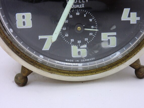 Vintage Wehrle Trolly Duplex Alarm Clock - Made in Germany - Etsy