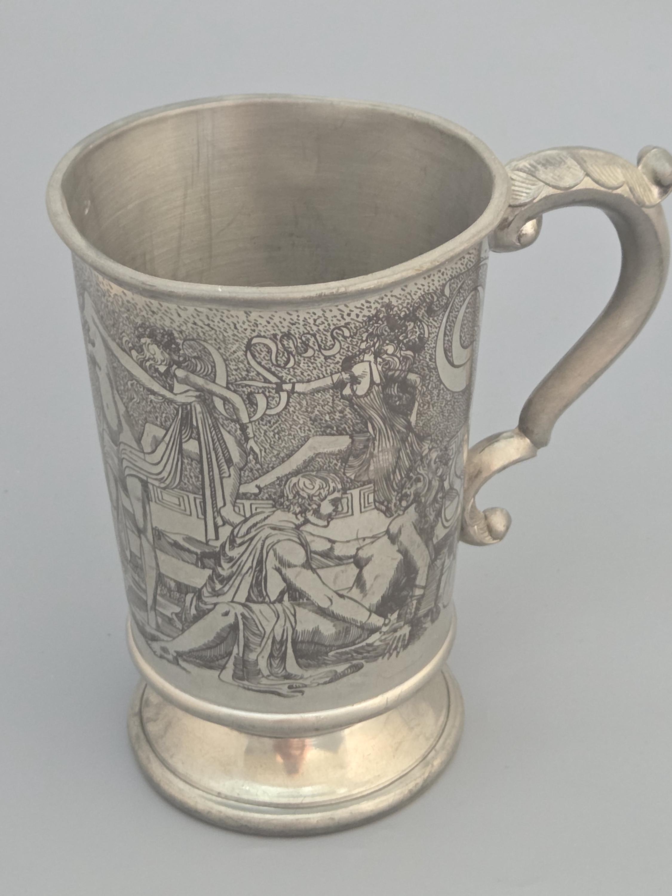 Sheffield Pewter Tankard - Etsy