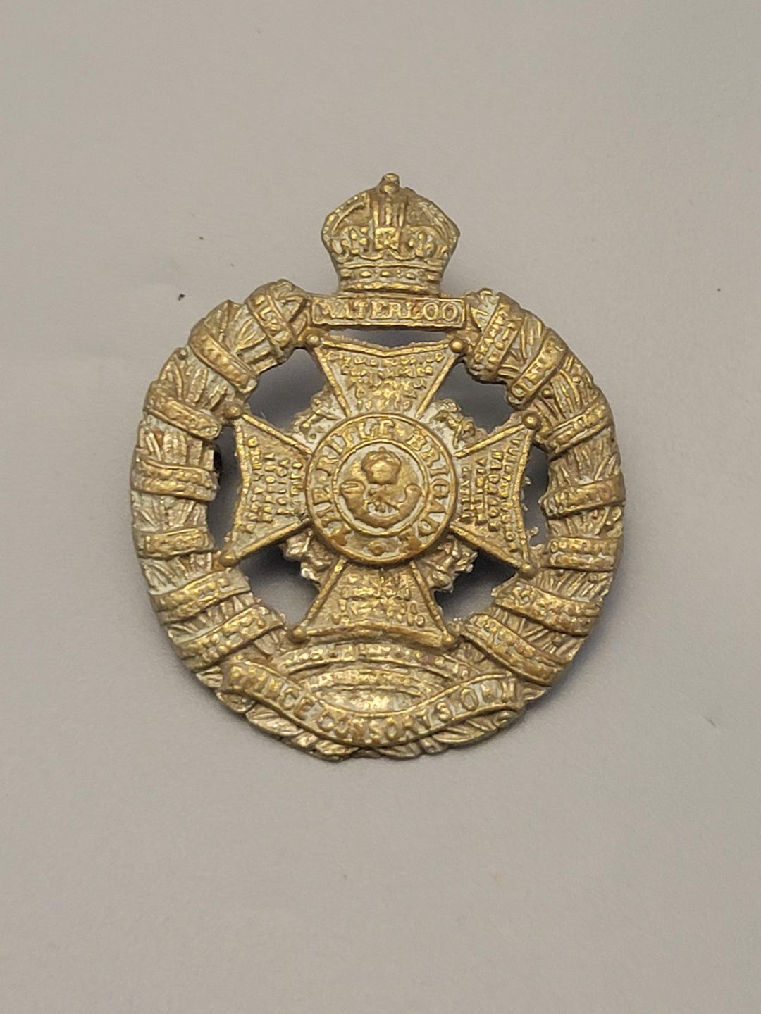 British Rifle Brigade Cap Badge – Prince Consort's Own Waterloo ...