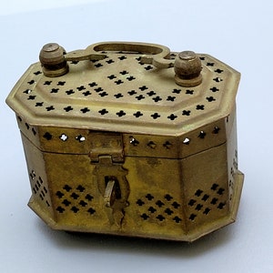 Vintage Chinesische Messing Cricket Box