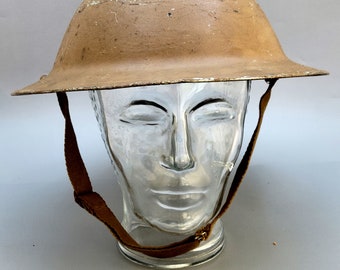 WW2 Britischer Metallkrieg Militärhelm. nicht gemarkt.