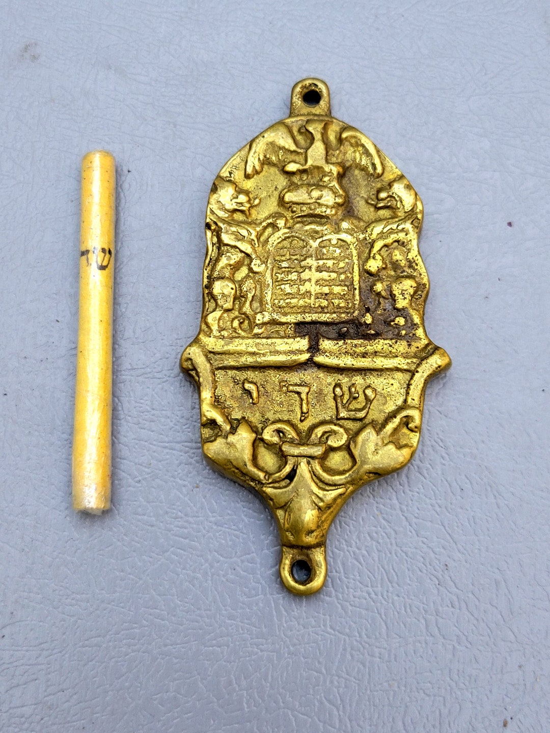 Antique Italian Bronze Jewish Mezuzah With Scroll. Probably 18 - Etsy