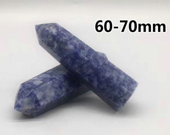 Blue Aventurine Tower Point Wand Natural Aventurine Stone Obelisk Hexagonal Healing Crystal