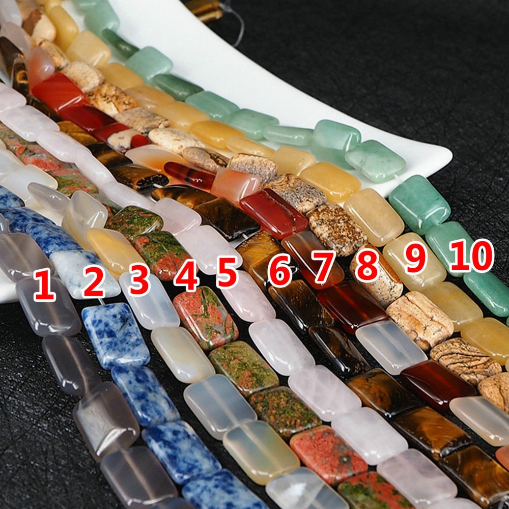 Rectangle Beads Etsy
