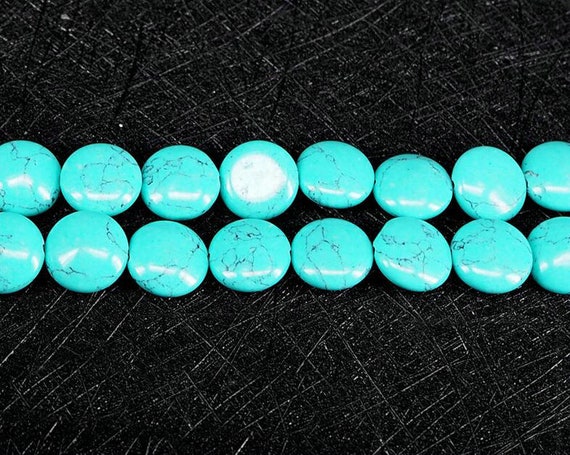 flat round beads