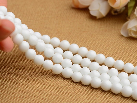 Round Natural Mother-of-pearl Tridacna Beads Tridacna Stone Beads 4 6 8 10 12 14 16 18 20mm White Sea Shell Beads Giant Clam Shell Beads