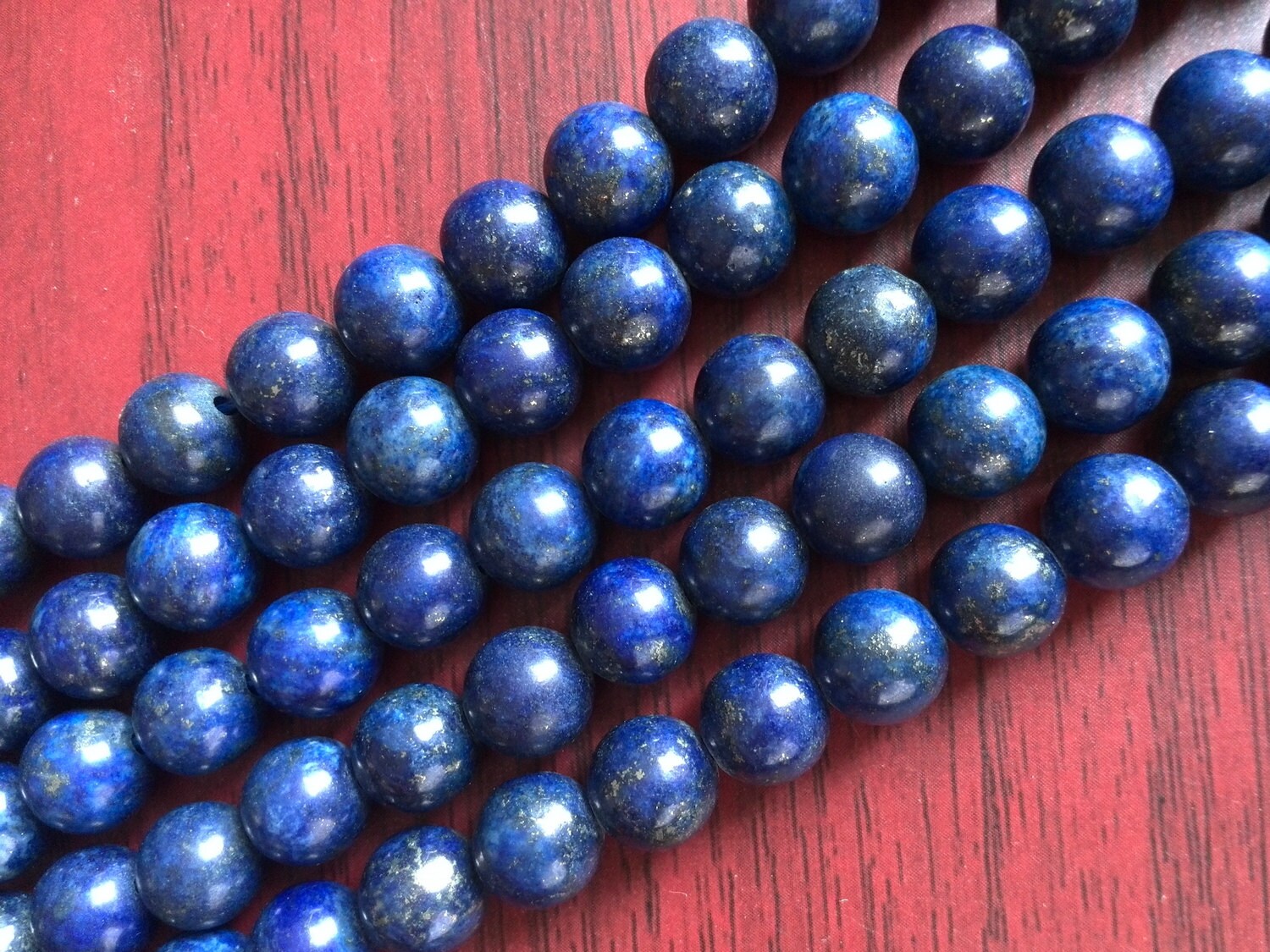 Lapis Lazuli Beads Strand 15" Drip Drop Shape Navy Natural Stone Color Enhanced Lapis Lazuli Beads Strand 15" Drip Drop Shape Navy Natural Stone Color Enhanced