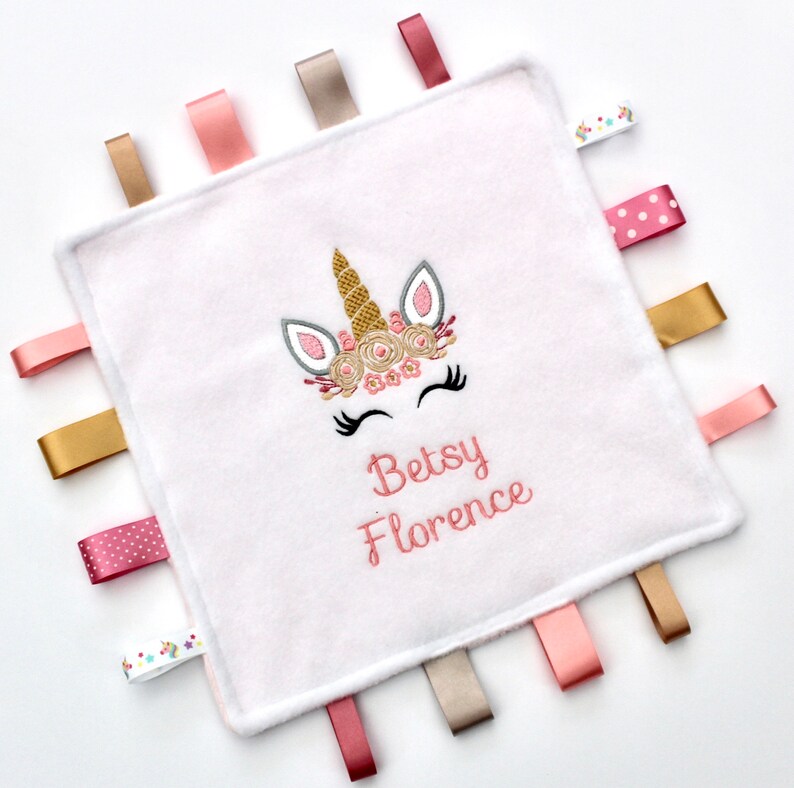 personalised unicorn blanket