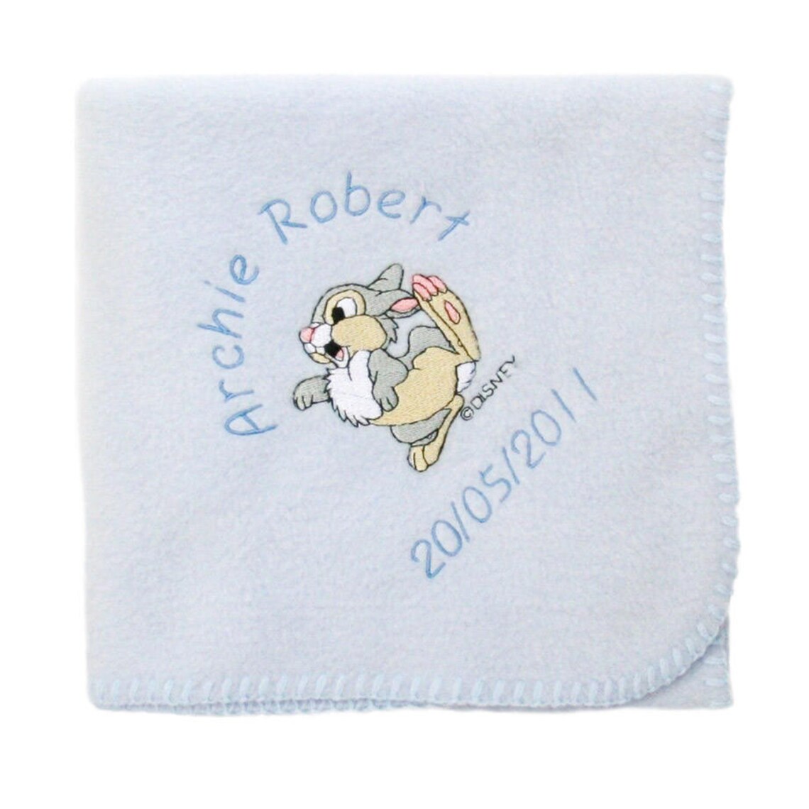 Thumper Personalised Baby Blanket or any Disney Character Etsy