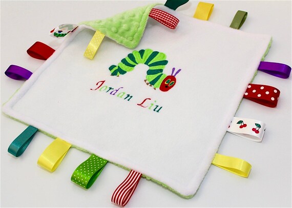 Top Quality Satin Tags Tag Comforter Blankie Personalised Free! Baby Taggy