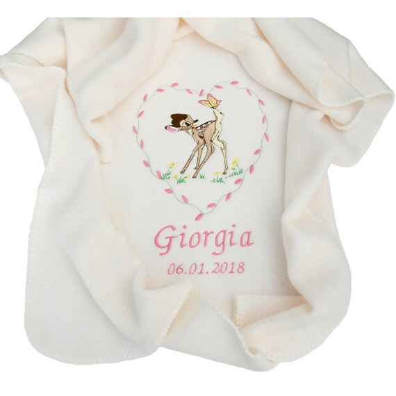 Bambi Couverture Personnalisee Pour Bebe Ou Nimporte Quel Etsy Bambi Couverture Personnalisee Pour Bebe Ou Nimporte Quel Etsy