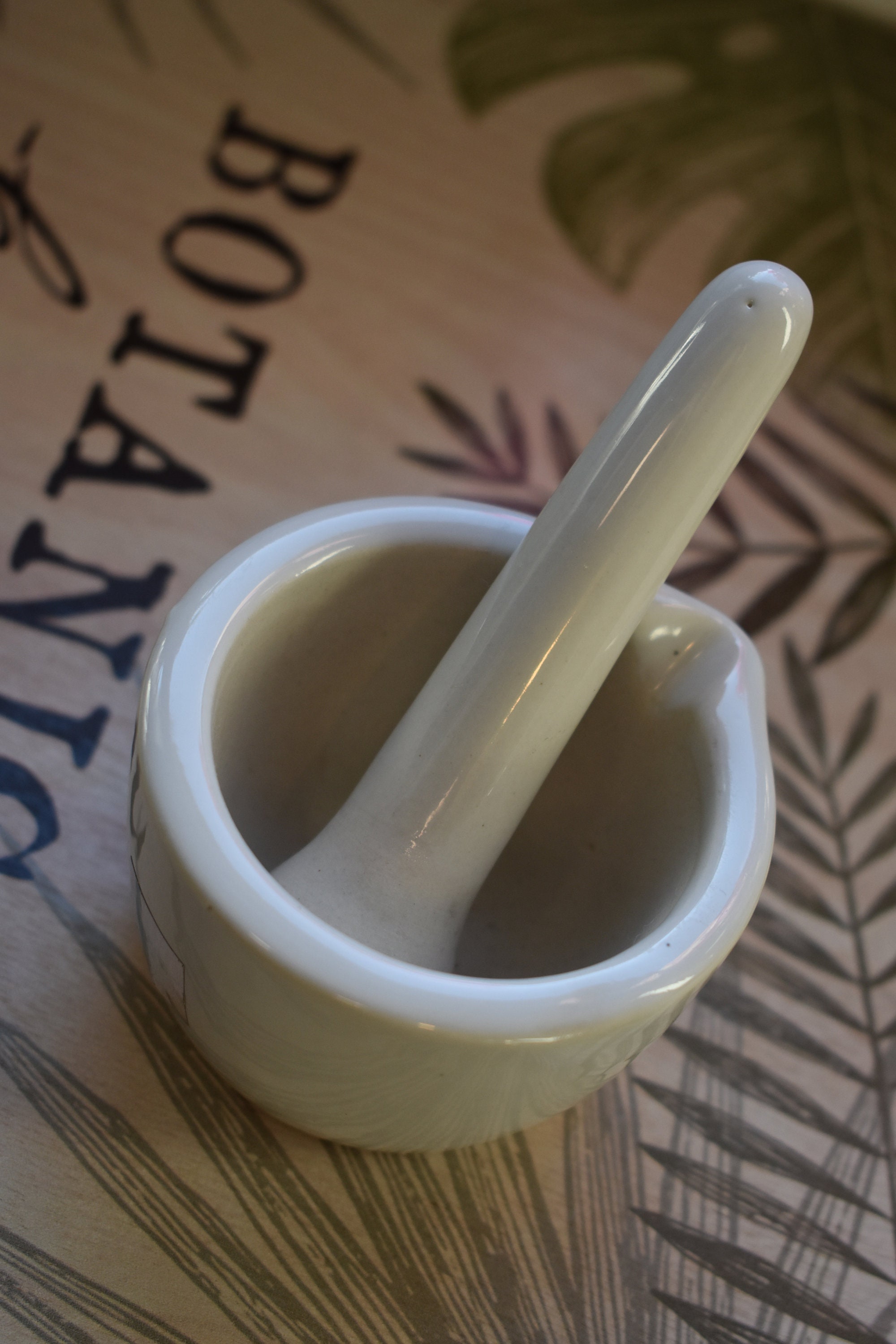 Small Mortar and Pestle Ceramic Set - Etsy